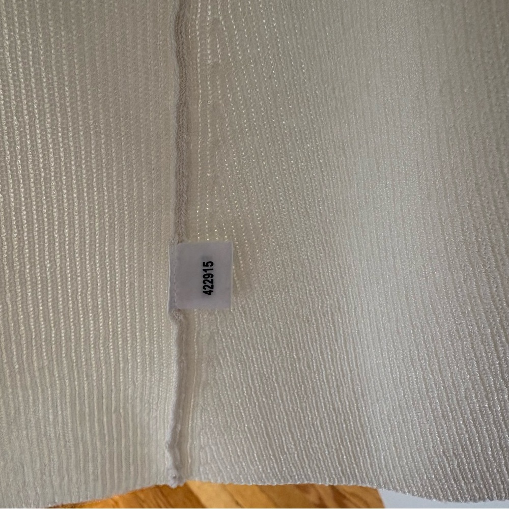 Ann Taylor Factory Elegant Cream Open-Front Cardigan - Picture 7 of 11